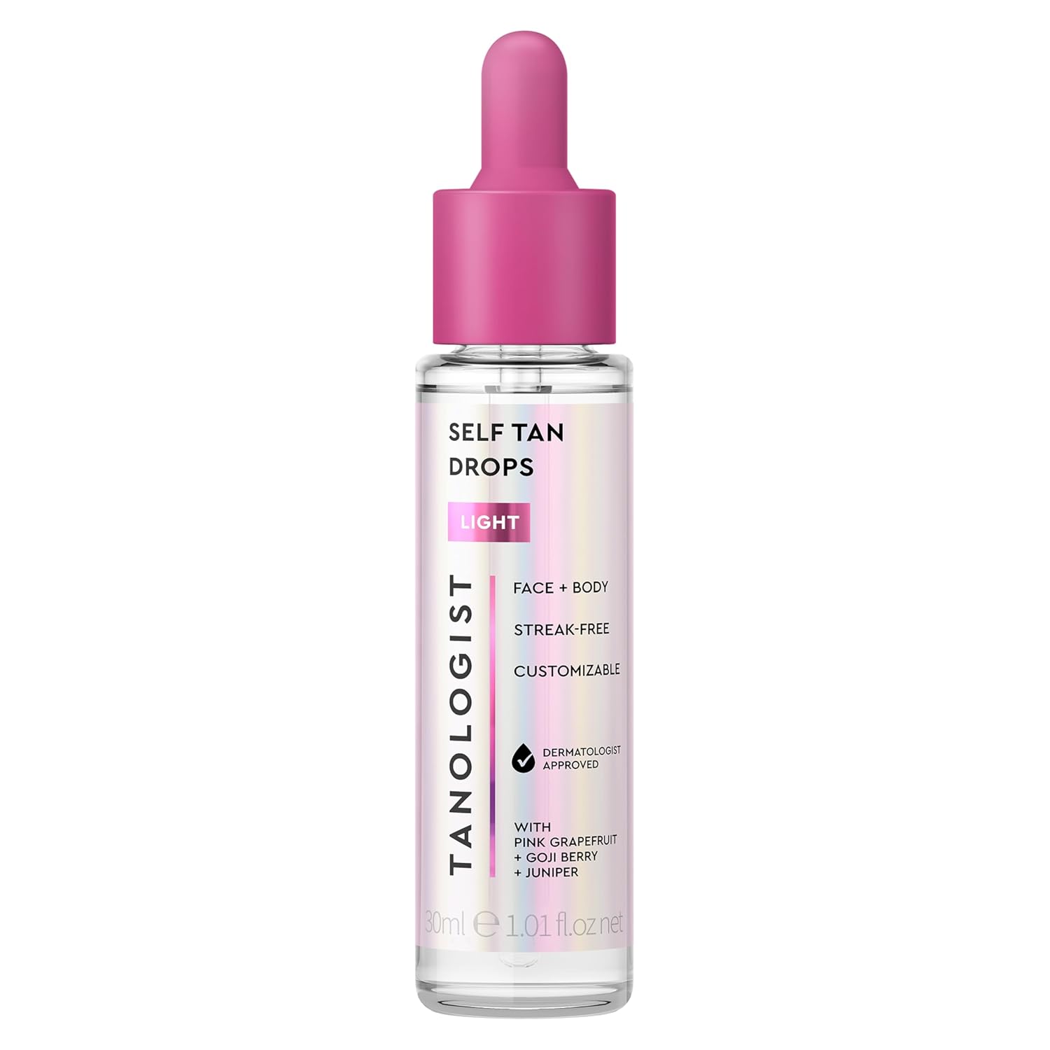 Light Self-Tan Drops, Face Tanning Drops, 1.01 Fl Oz | Buildable self-tanning glow, face self tanner to mix with