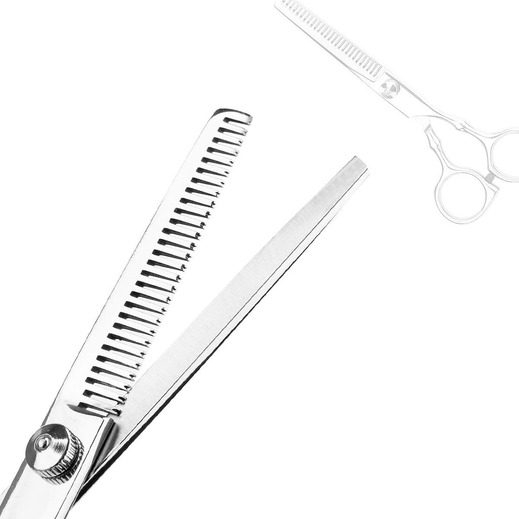 Hair Cutting Scissors Professional Home Haircutting Barber/Salon Thinning Shears Kit with Comb and Case for Men/Women