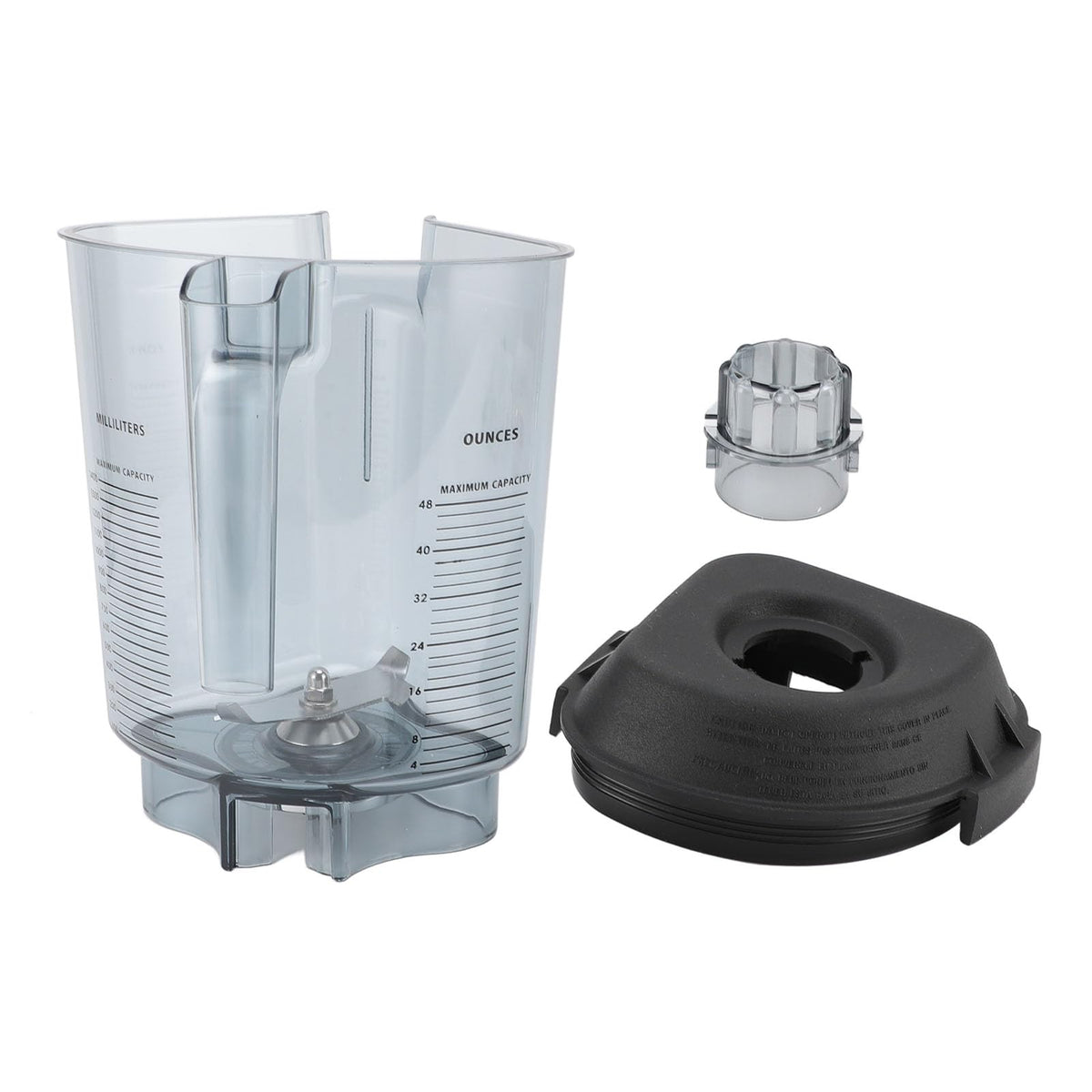 Generic 48oz Blender Pitcher with Blades Container Replacement, Food Grade PC for Touch and Go, Blending Station Advance, The Quiet One