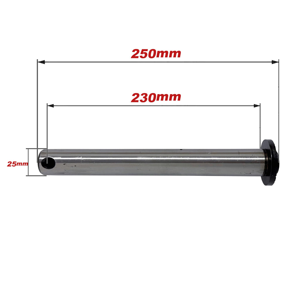 25mm Mini Excavator Bucket Pin for Caterpillar, John Deere, Kubota, Takeuchi, Yanmar Excavator Attachment (25mmX250mm)