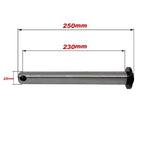 25mm Mini Excavator Bucket Pin for Caterpillar, John Deere, Kubota, Takeuchi, Yanmar Excavator Attachment (25mmX250mm)