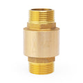 ChillWaves Brass In-Line Spring Check Valve DN20 3/4" Male Thread, One-Way Non-return Vertical Check Valve for Backflow Prevention(1-PACK)