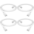 (4-Pack 6FT Extension Connecting Wire for T5 T8 LED Shop Light