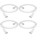 (4-Pack 6FT Extension Connecting Wire for T5 T8 LED Shop Light
