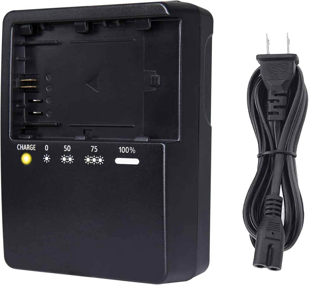 LC-E6 Battery Charger Compatible with Canon LP-E6 LP-E6N LP-E6NH, Replacement Camera Charger for EOS R5 R6 R7 5D Mark