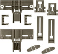 Upgraded W10350376 Dishwasher Top Rack Adjuster Part Kit (10 PCS)