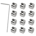 12pcs Set Screw Collars 5.05mm Bore Shaft Collars Screw Style