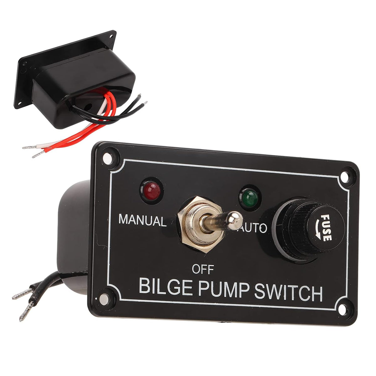 Bilge Pump Switch Panel Manual Off Auto 12V 5A