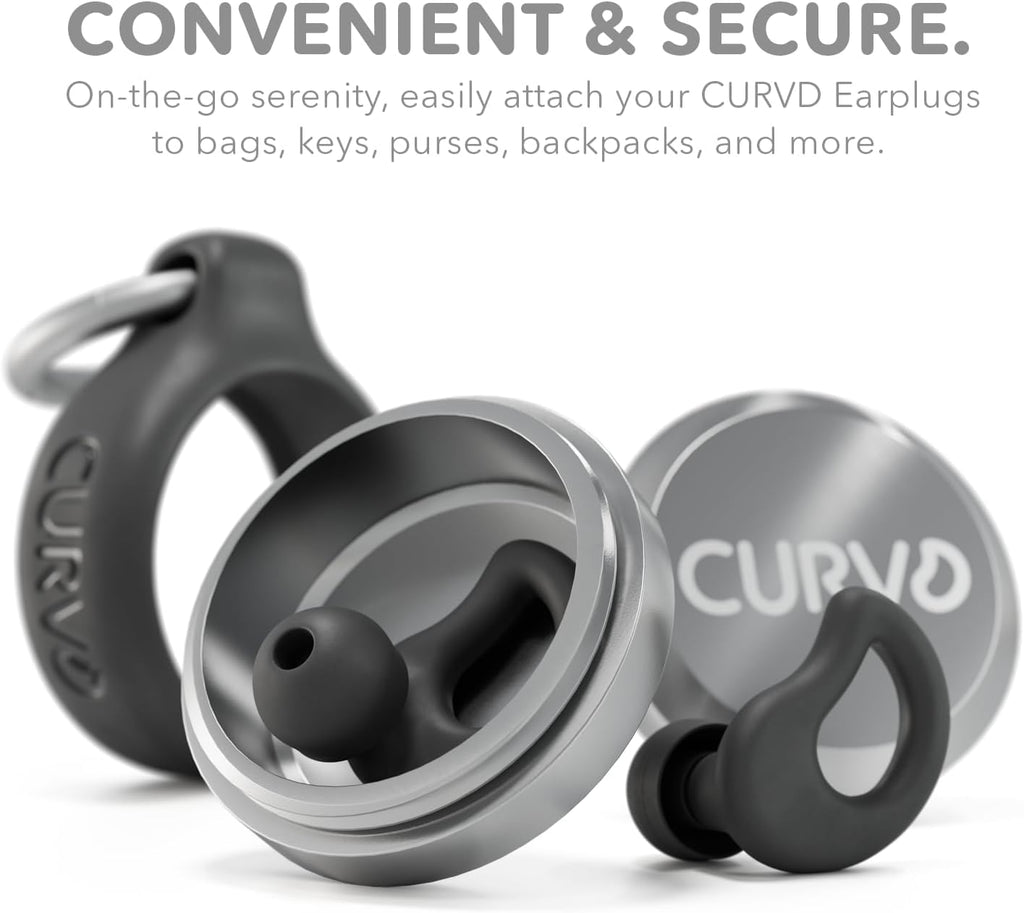 Ear Plugs for Sleeping, Noise Blocking Earplugs, 28dB SNR (Black)