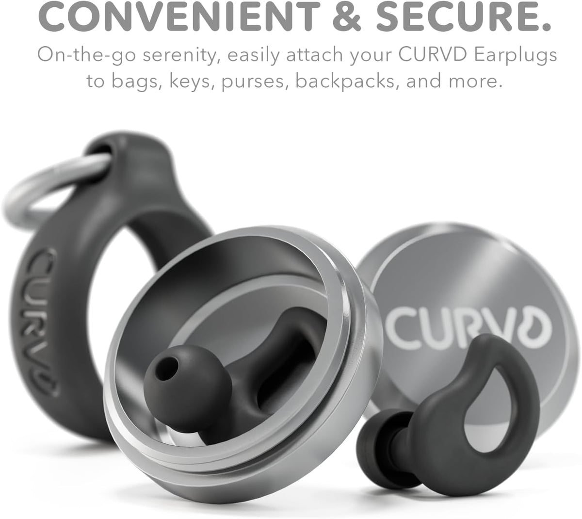 Ear Plugs for Sleeping, Noise Blocking Earplugs, 28dB SNR (Black)