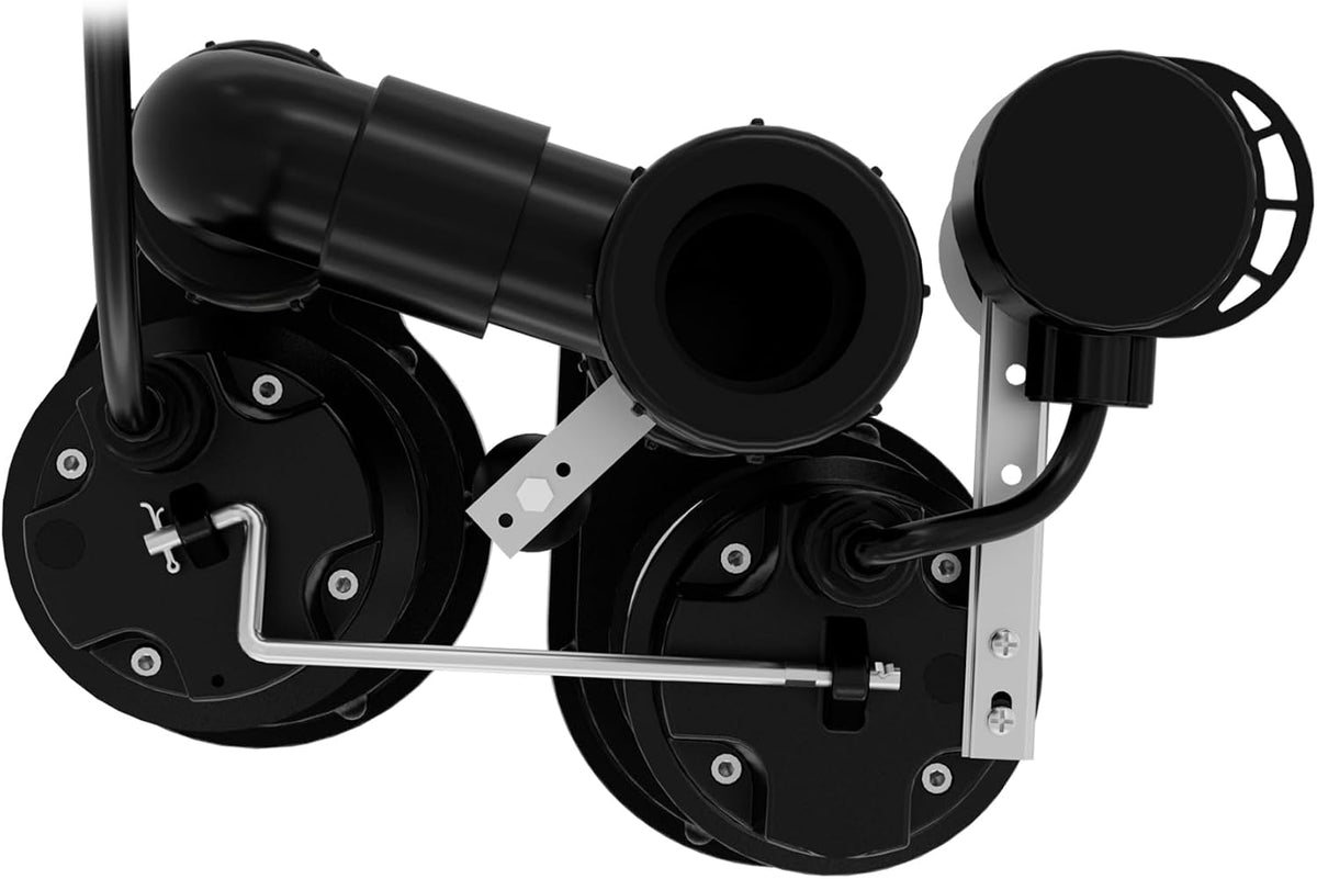 BAT500SSV Battery Backup Sump Pump System 1/2 HP Primary Pump 5,220 GPH Vertical Float Switch Battery Control Box