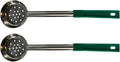 4 oz Slotted Stainless Steel Portion Control Ladle Spoodle - [Pack of 2] | Commercial-Grade Spoodle for Portioning