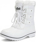 Womens Snow Boot Quilted Short Winter Snow Rain Warm Waterproof Boots