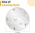 85707 11" Pressure Canner Rack for Presto Pressure Canner 16 to 22 Quart