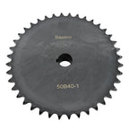 #50 Roller Chain Sprocket Type B 1 inch Bore 40 Tooth, Hardened Antirust 1045 Steel Drive Sprockets 50B40-1