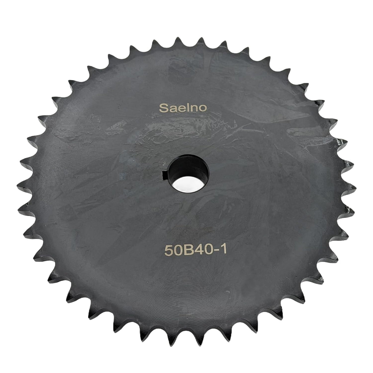 #50 Roller Chain Sprocket Type B 1 inch Bore 40 Tooth, Hardened Antirust 1045 Steel Drive Sprockets 50B40-1