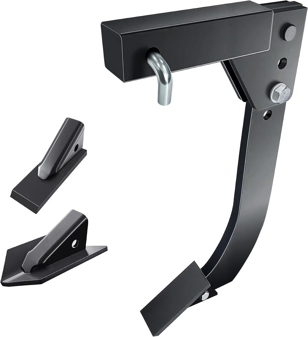 Mounted Trencher 3 Point Hitch Fit for ATV/UTV Tractor with 2pcs Replaceable Teeth, Hitch Lawn Ripper,Heavy Duty