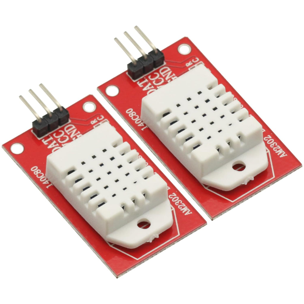 2 Pcs AM2302 DHT22 Digital Temperature and Humidity Sensor Module 5V Single Bus Interface for arduino,Temperature Humidity Sensor