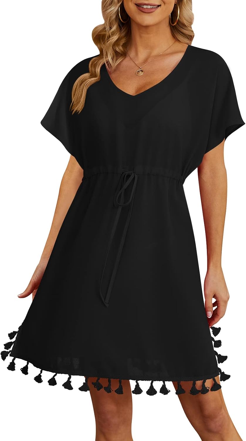 Women Swimsuit Coverup 2026 Bathing Suit Cover Ups for Swimwear Bikini Beach Dress