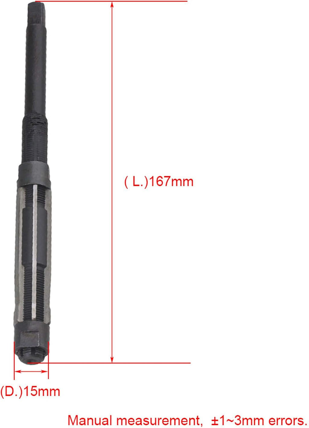 Mxfans HSS Multi Reamer Adjustable Manual Reamer Milling Tool 15.25-17MM Diameter