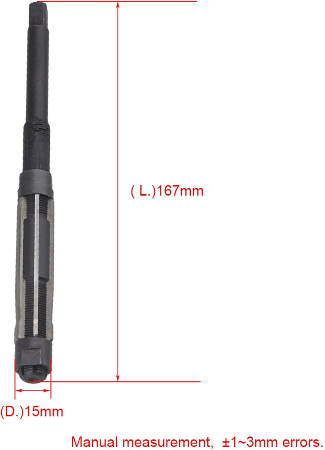Mxfans HSS Multi Reamer Adjustable Manual Reamer Milling Tool 15.25-17MM Diameter
