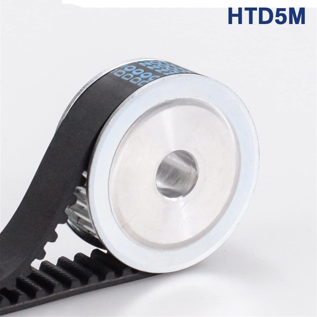 FENOQ Black Strap HTD Belt 500-5M-10, Closed Loop Timing Belts, 12/15/30mm Width, 500 Length, Synchronous Rubber Belts Part, 100 Teeth, Suitable for Timing Pully Conveyor Belts(Color:Width 17mm)