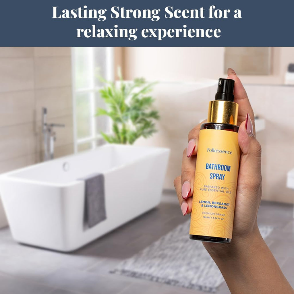 Citrus & Bergamot Bathroom Spray Odor Eliminator - 3.34 fl oz