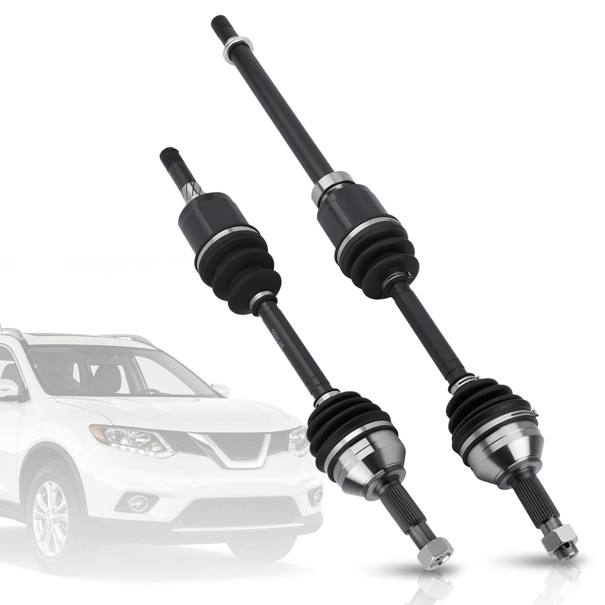 IRKY 2PCS Premium Front CV Axle Assembly Front Left & Right Side