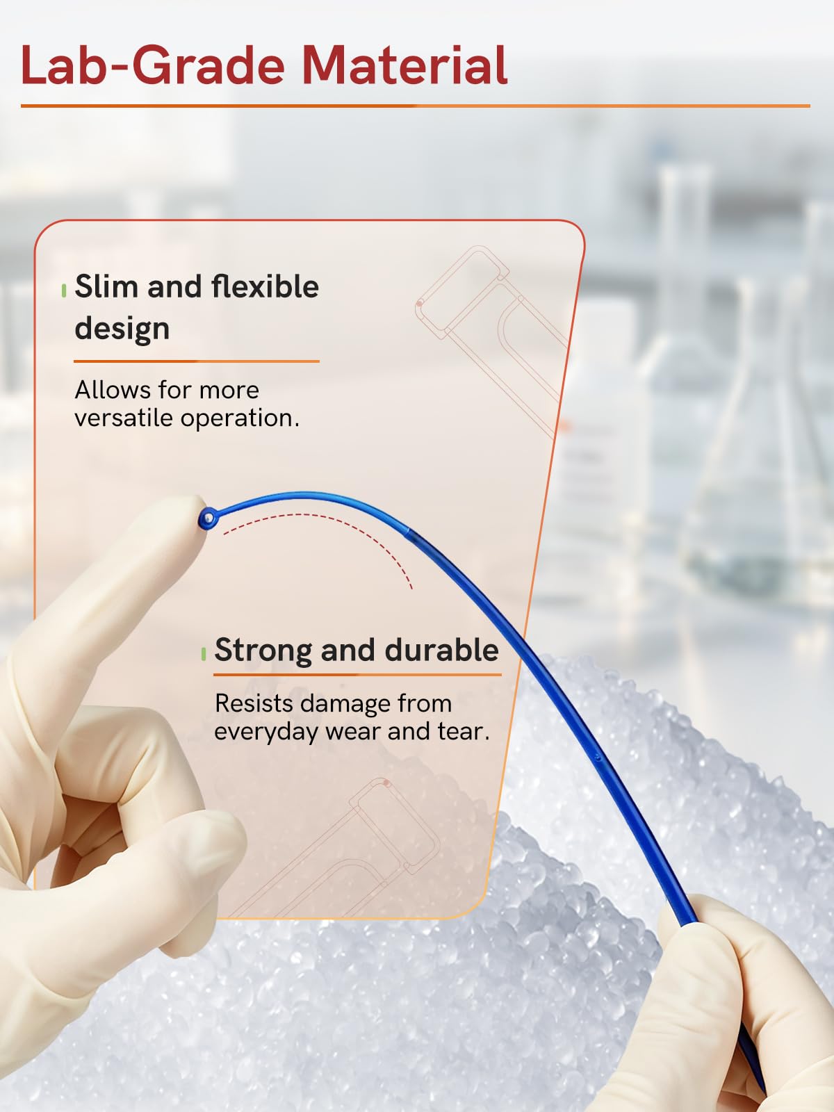1μl Sterile Inoculating Loop and Needle Combo, 100PCS