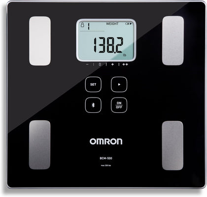 Body Composition Monitor and Scale - Track Muscle Mass Loss/Gain, Weight, Visceral Fat, BMI - Use OMRON Connect App