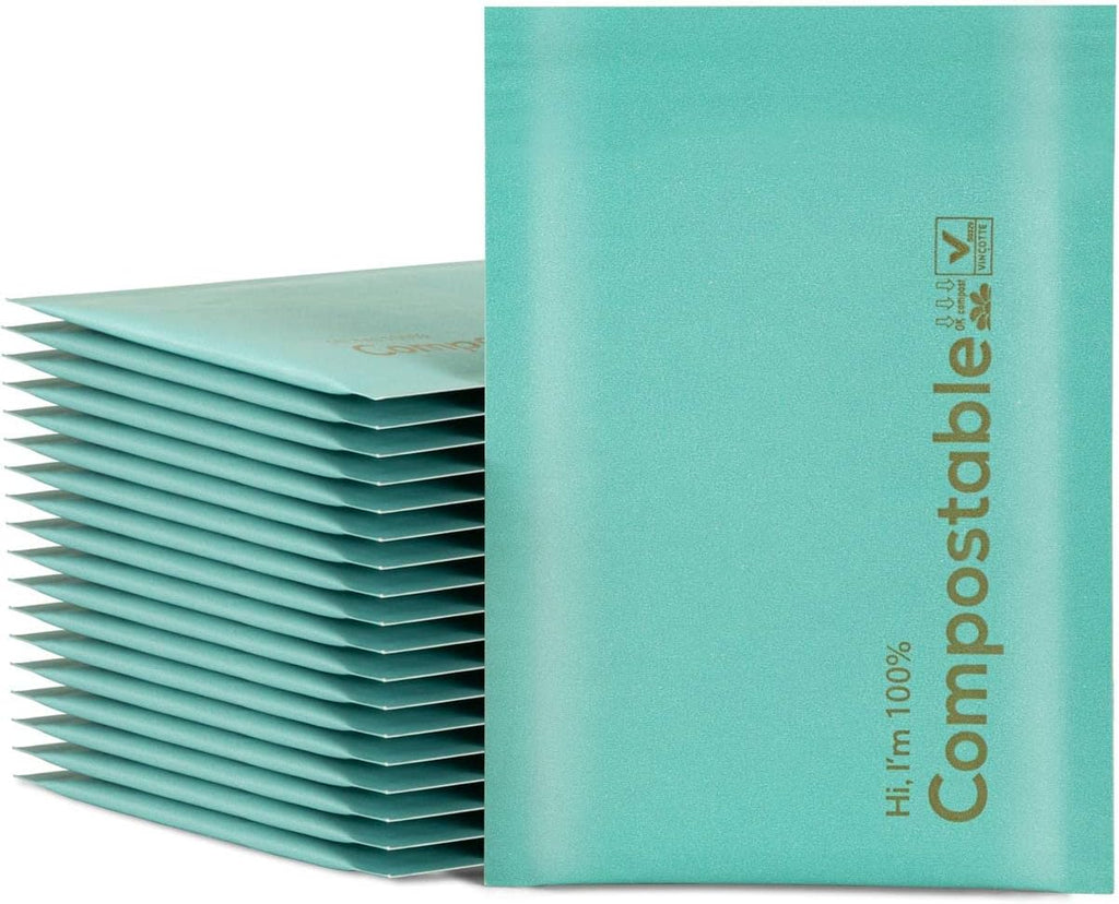 6x10 100% Biodegradable Bubble Mailers