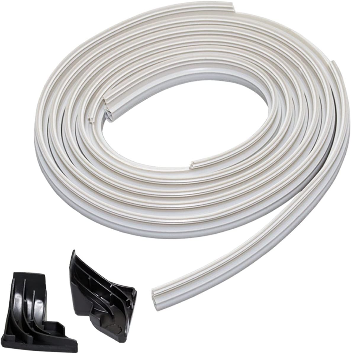 WD08X10057 Dishwasher Door Gasket Seal with Right WD8X227 & Left WD8X228 Tub Corner Baffle Compatible With GE Dishwasher Air Handler PS958908 WD08X10014