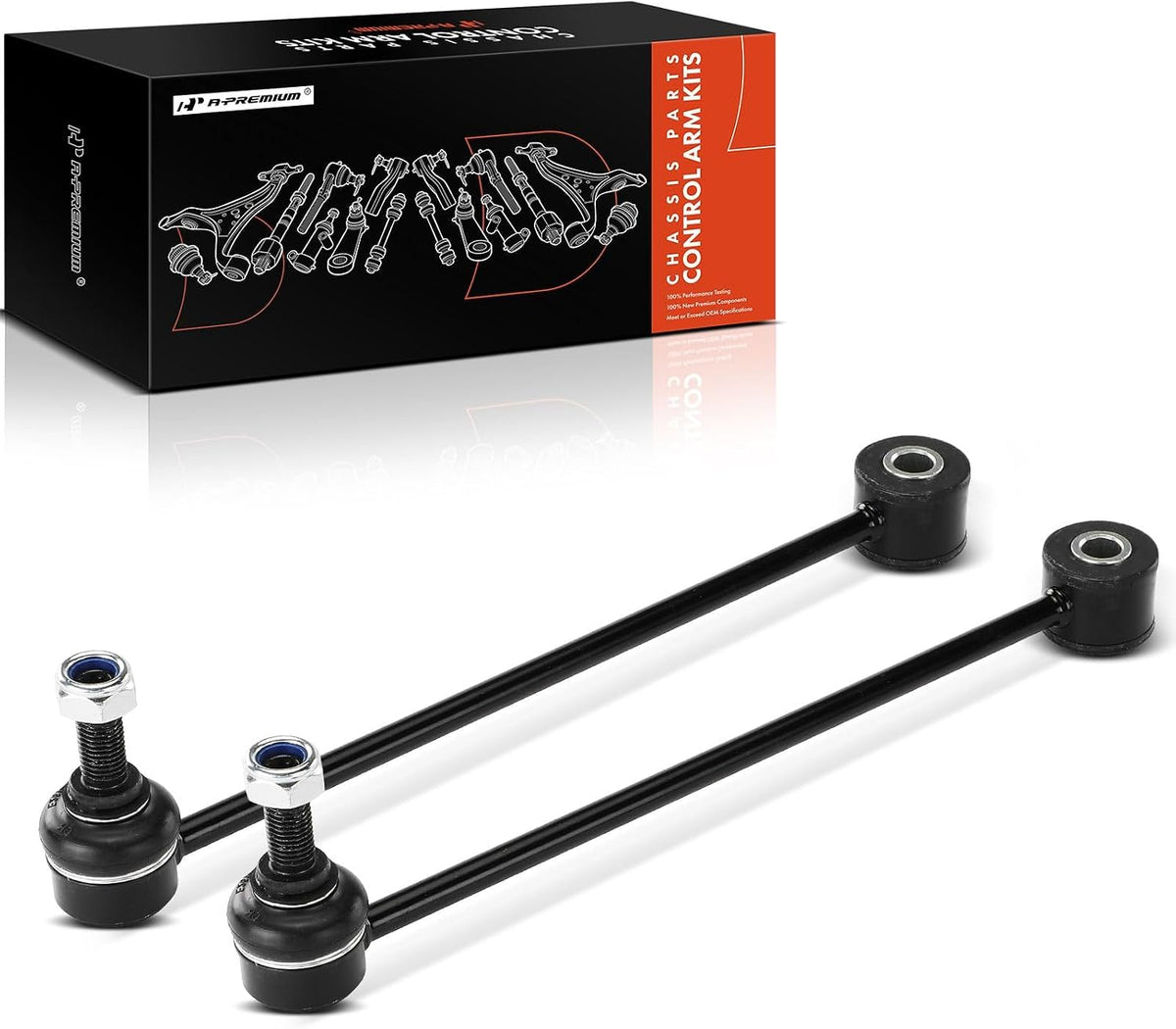 A-Premium Rear Sway Bar Link Stabilizer Bar Link, Compatible with Ram