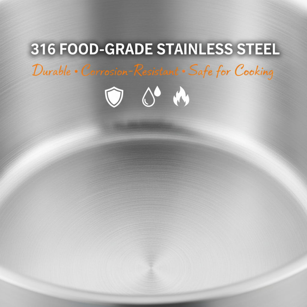 316 Stainless Rice Cooker Inner Pot Compatible with Zojirushi NS-TSH10C