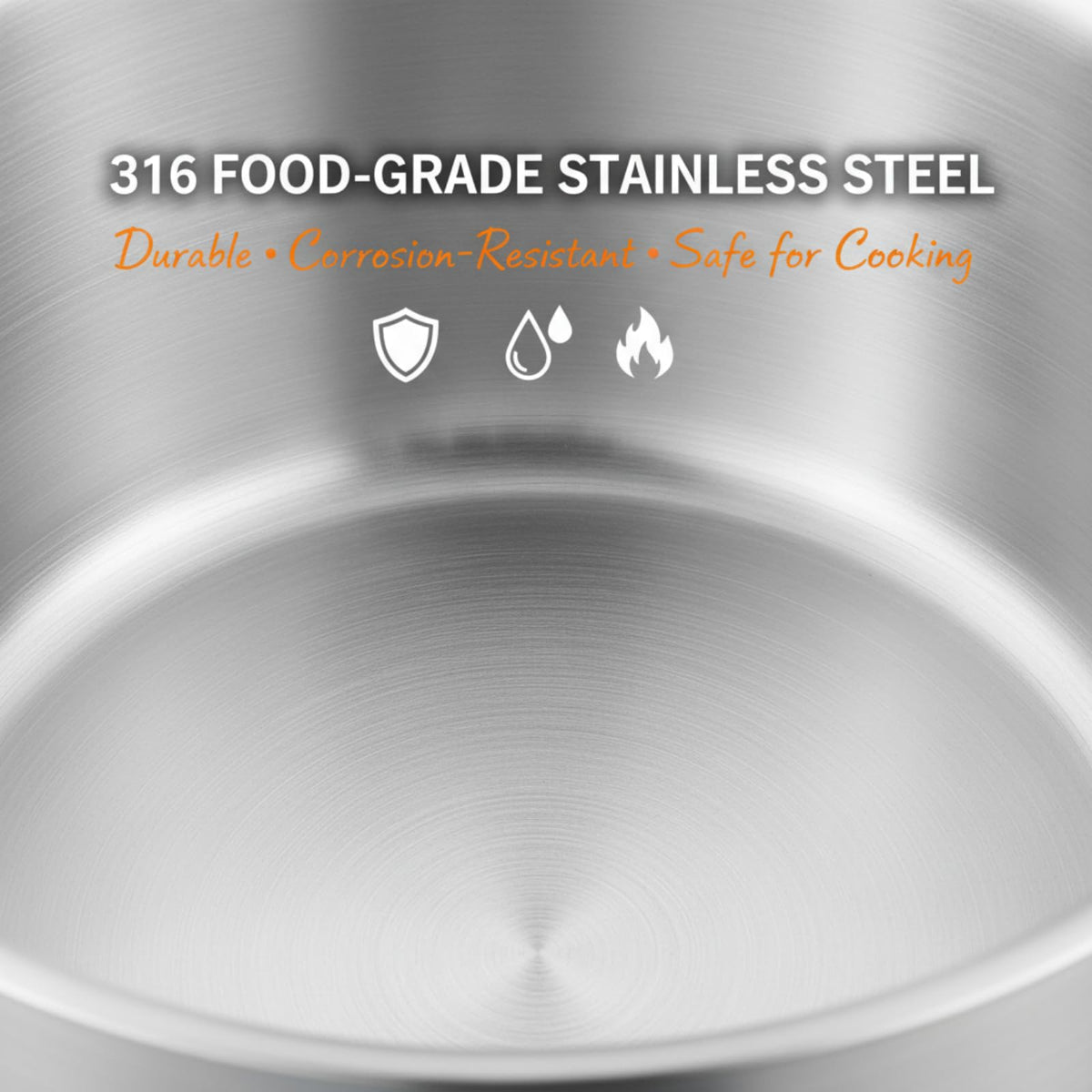 316 Stainless Rice Cooker Inner Pot Compatible with Zojirushi NS-TSH10C