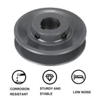 uxcell BK36-1 V-Belt Sheave 1" Bore, 3.75" OD, Single Groove Web Sheave