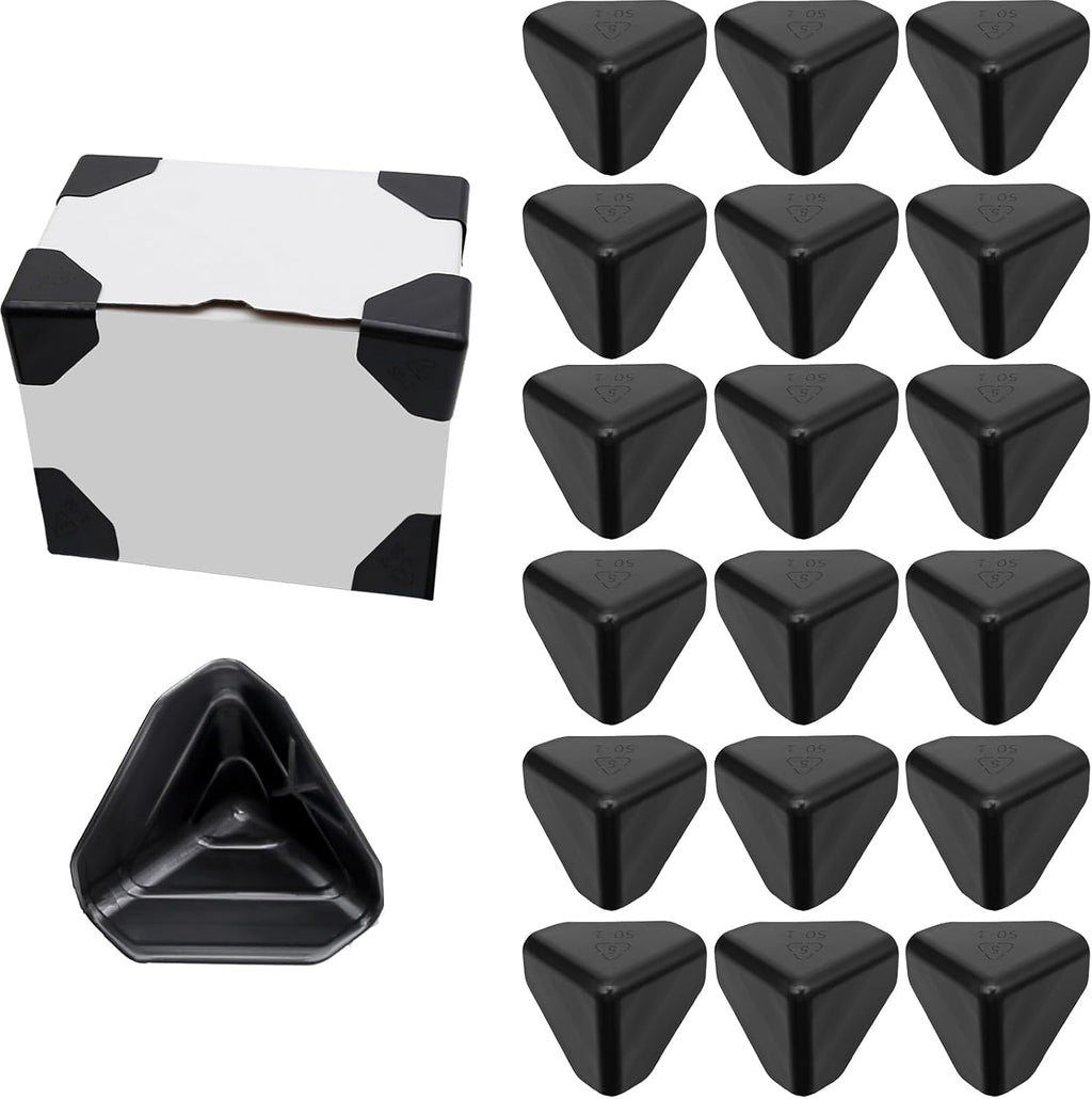 200 Pcs Packaging Edge Protectors, Heavy Duty Edge Corner Protector Golder for Boxes, Cartons, Panel Packaging
