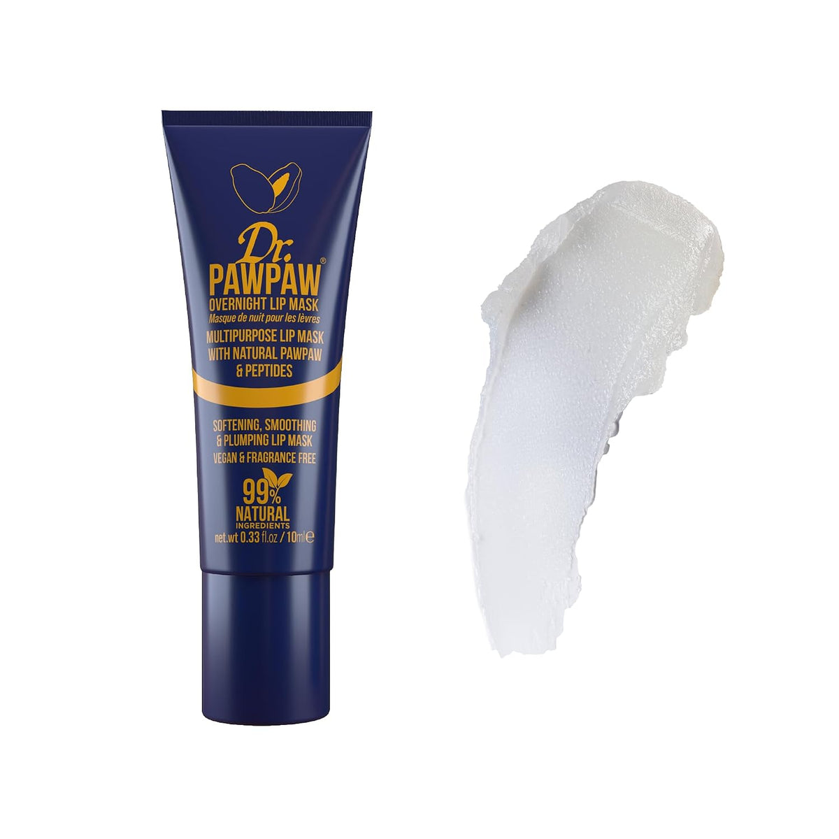 Dr.PAWPAW Peptide Lip Mask Multi-Purpose Softening & Plumping Balm 0.34oz