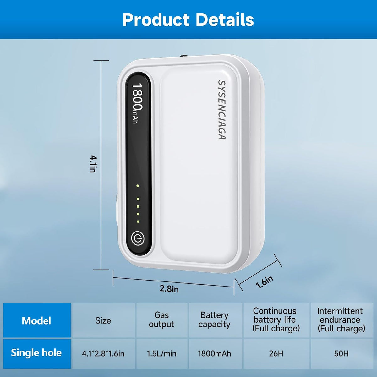 Aquarium Air Pump Rechargeable Aerator for Bait Bucket, Portable Battery Powered Air Pump for Aquarium, Fish Tank Air