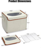 Collapsible Bread Proofing Box with Thermometer, Foldable Dough Proofer