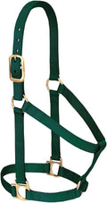 Nylon Horse Halter, Comfort Double-Ply Webbing, Basic Non Adjustable Halters for Horses, Equine Tack,Average Size