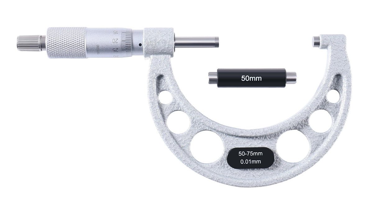 Accusize Outside Micrometer, 50-75mm x 0.01mm, EG00-0075
