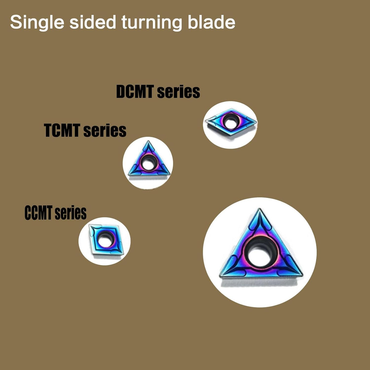 DCMT11T304 Turning Inserts Nano Blue