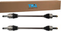 TRQ Front 2 Piece CV Axle Shaft Assembly Set