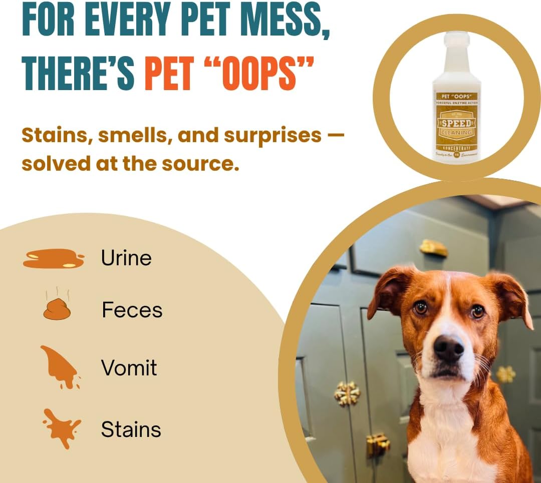 Pet 'Oops' Non Toxic Pet Safe Enzyme Cleaner Concentrate