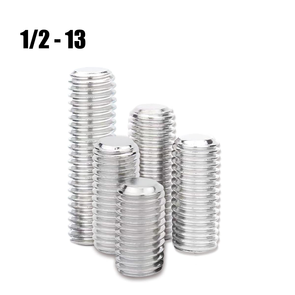 1/2-13 x 1" 15Pcs Socket & Hex Screw Set