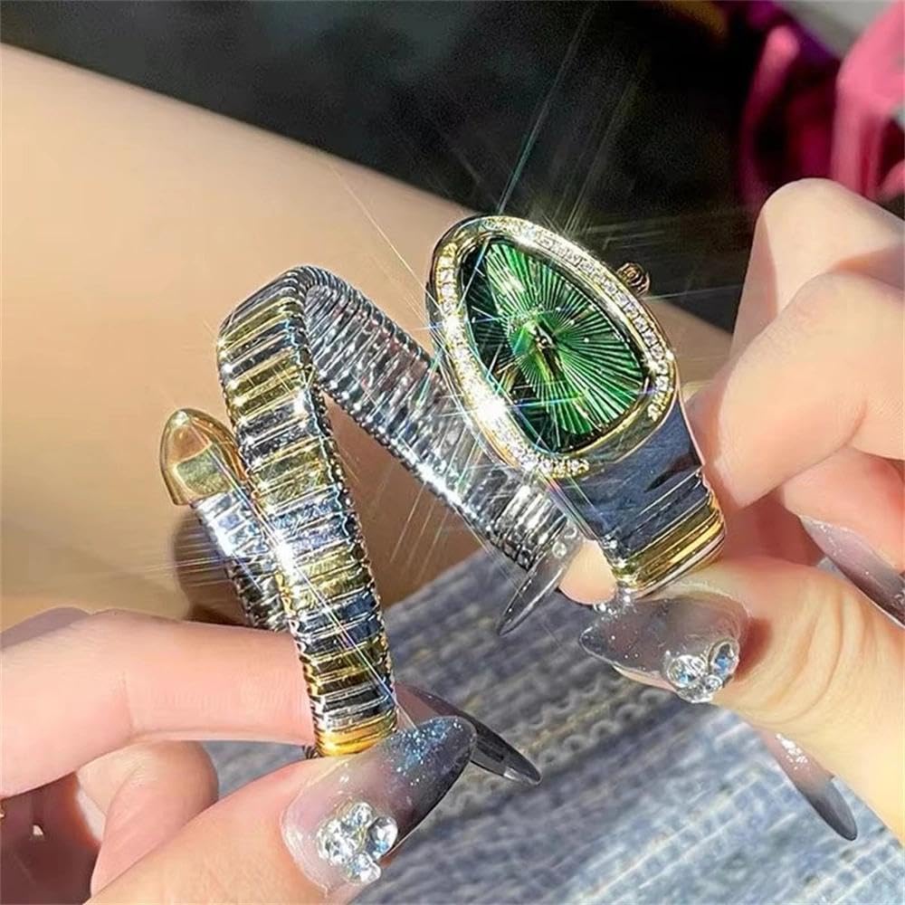 Fashion Women's Quartz Watch Inlaid Diamond Golden Ladies Watches Light Luxury Bracelet Clock