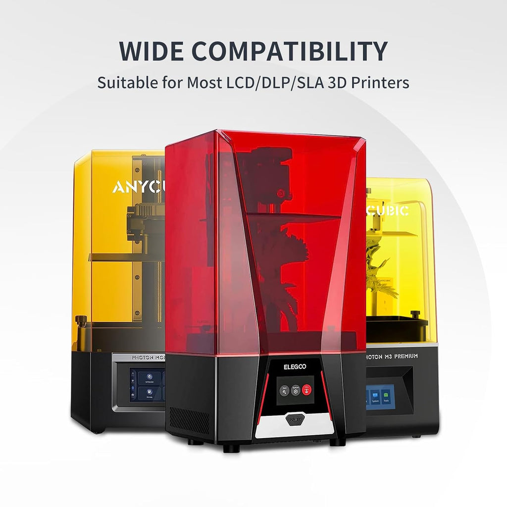 Flexible Tough (Shore 80A) 3D Printer Resin, Soft Rubber/TPU Like 3D Printing Resin1, High Elongation 405nm Fast