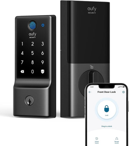 Smart Lock C220, Fingerprint Keyless Entry Door Lock