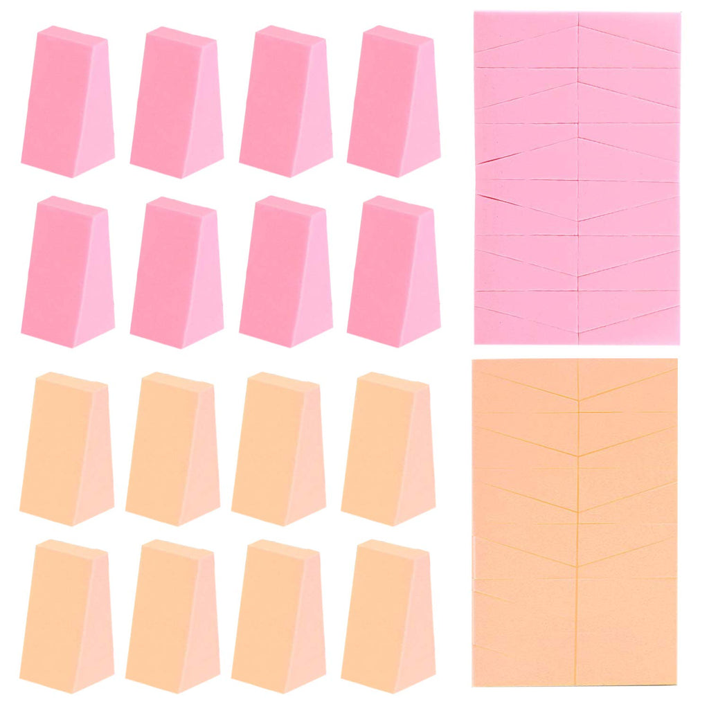 48 Pcs Small Wedge Shaped Makeup Sponges for Foundation
